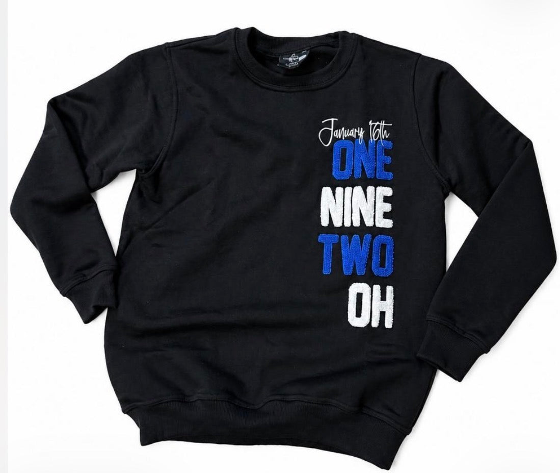 Zeta Phi Beta chenille sweatshirt