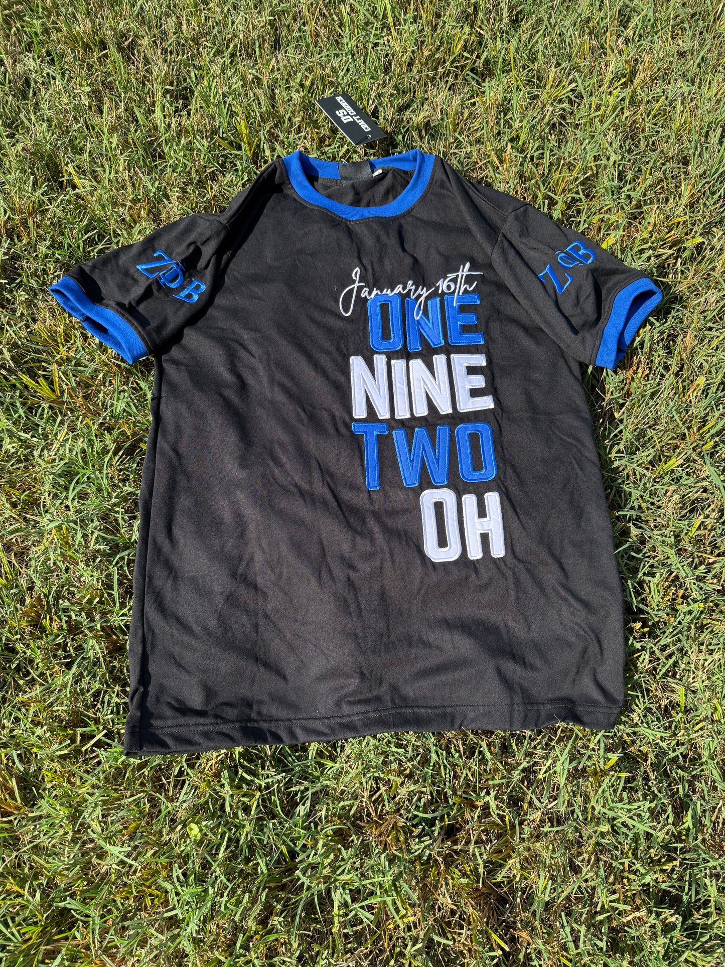 Zeta Phi Beta embroidered t shirt