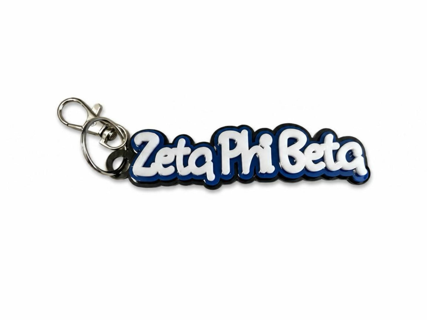 Zeta Phi Beta acrylic keychain