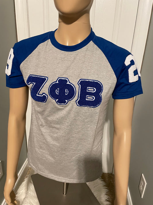 Zeta Phi Beta chenille T shirt