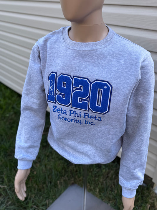 Zeta Phi Beta crew neck/sweatshirt