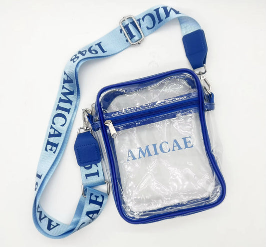 Zeta Amicae clear bag with strap