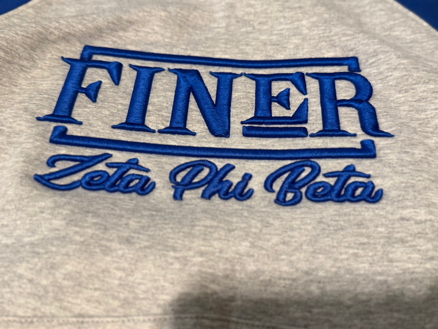 Zeta Phi Beta 3D puff unisex sweatshirt