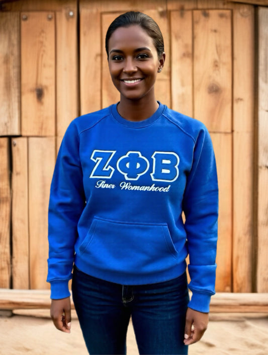 Zeta Phi Beta sweatshirt with pockets