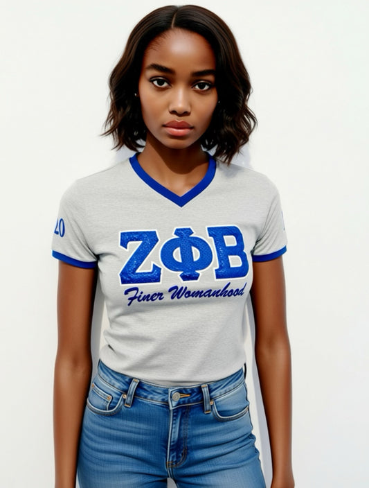 Zeta Phi Beta unisex sequence T-shirt