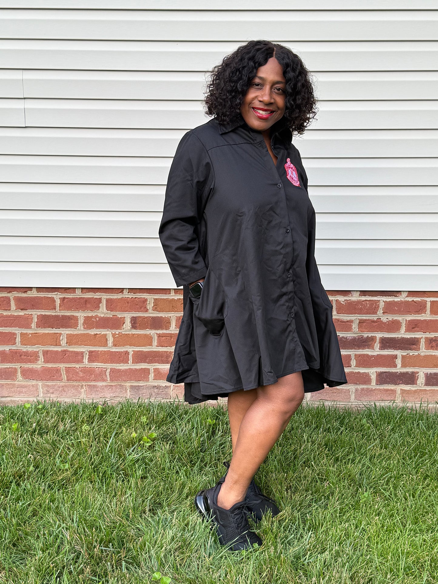Delta Sigma Theta hi low dresses
