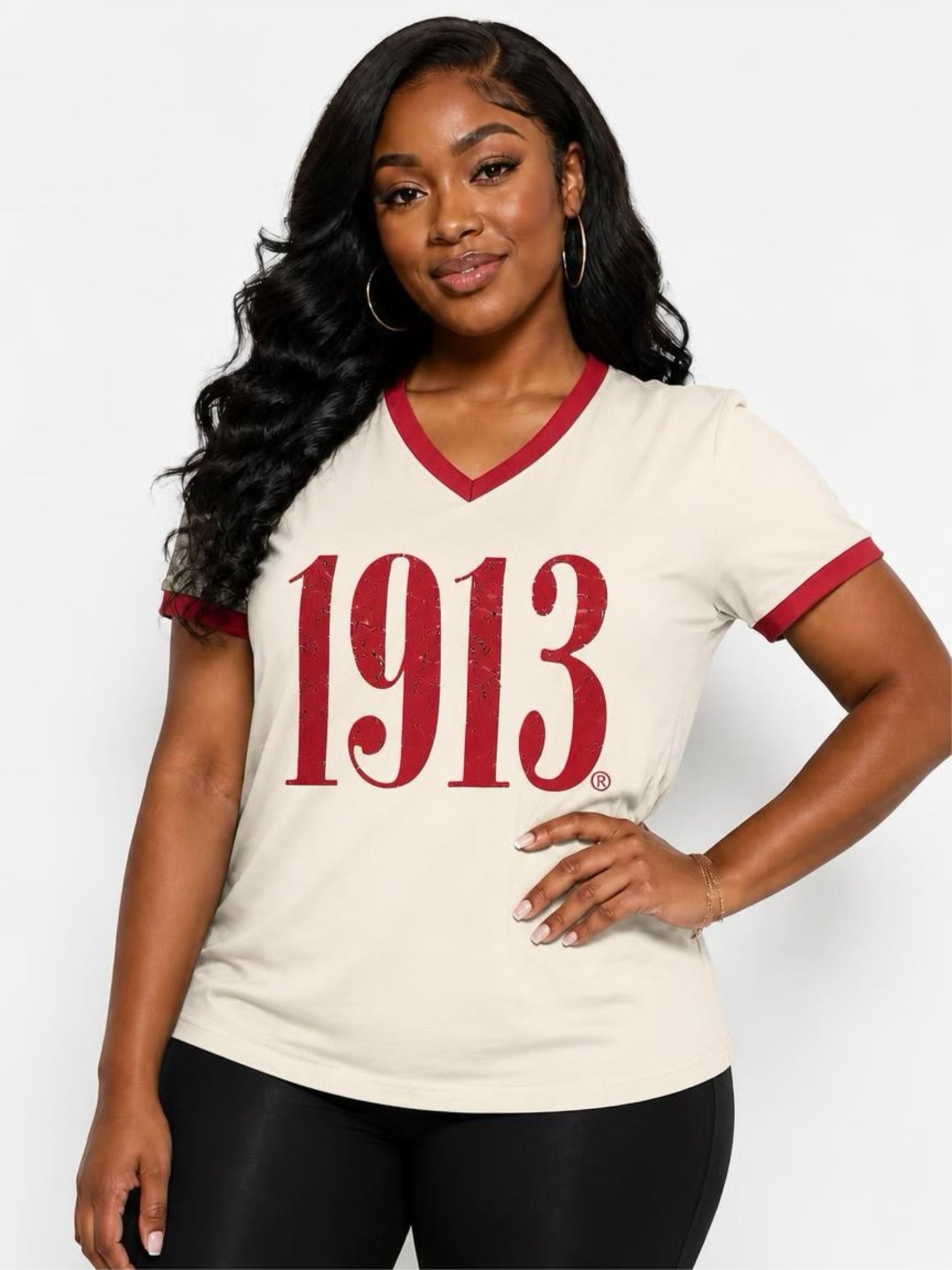 Delta Sigma Theta v neck unisex t shirt