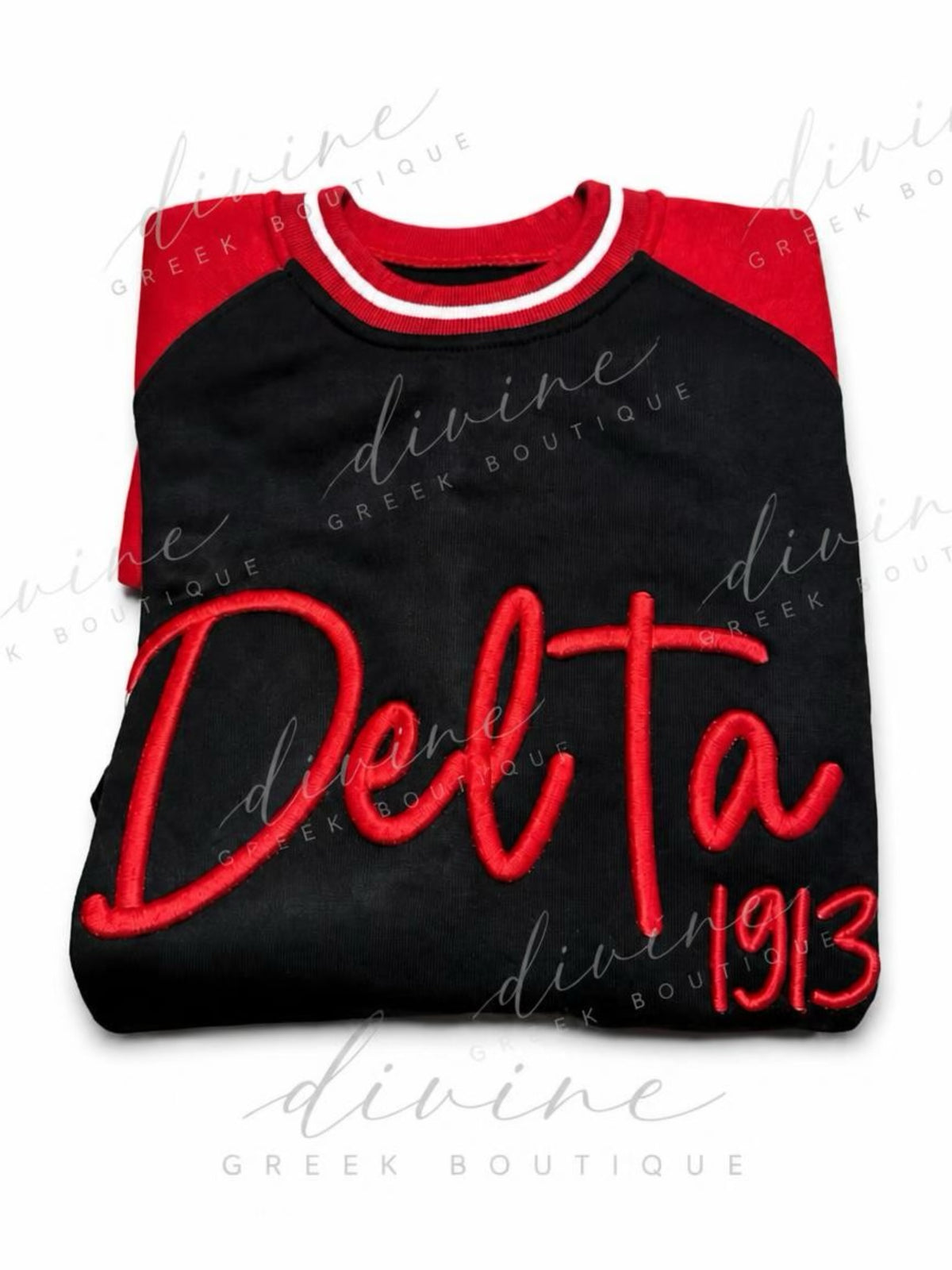 Delta 3D puff sweatshirt